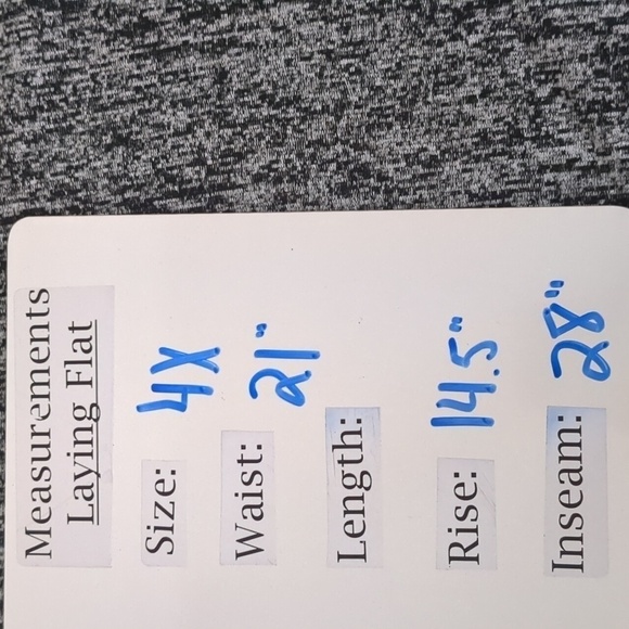 Love New York Gray Drawstring Waist Fleece Jogger Sweatpants size 4X - Picture 7 of 7